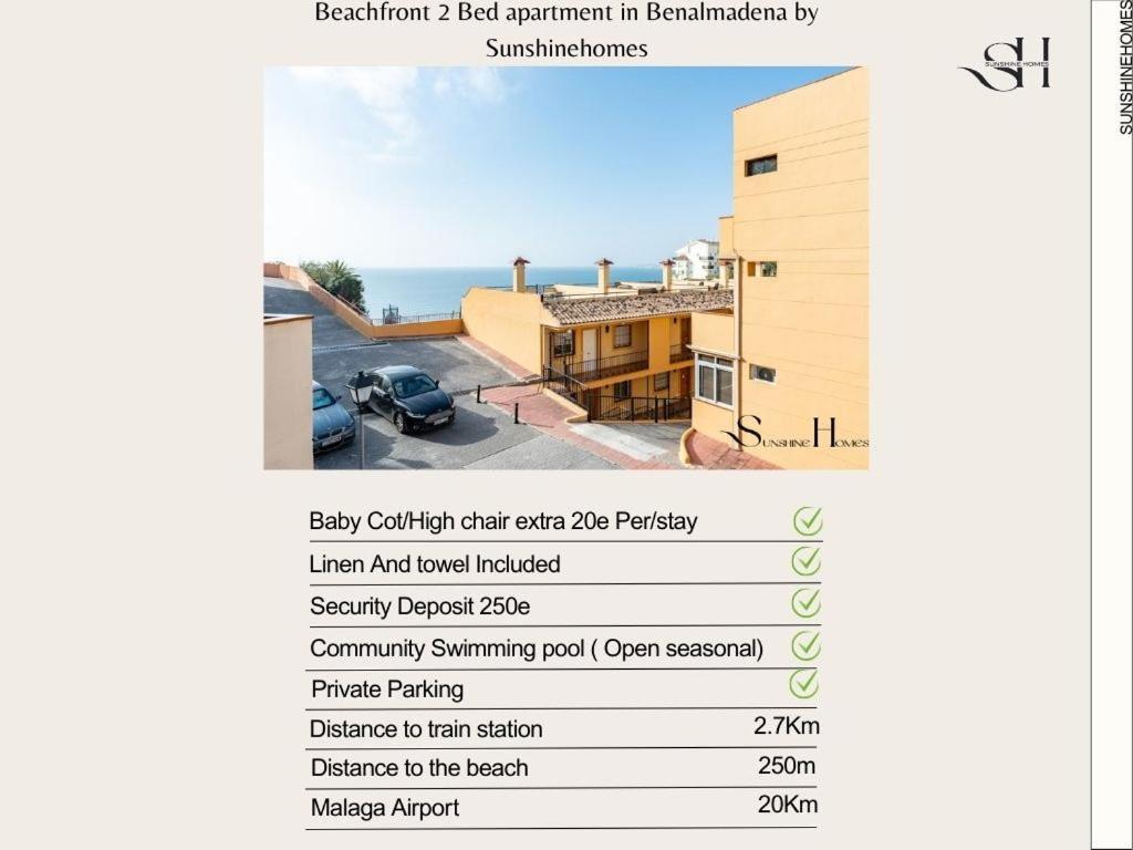 Beachside Retreat With Private Terrace Беналмадена Екстериор снимка